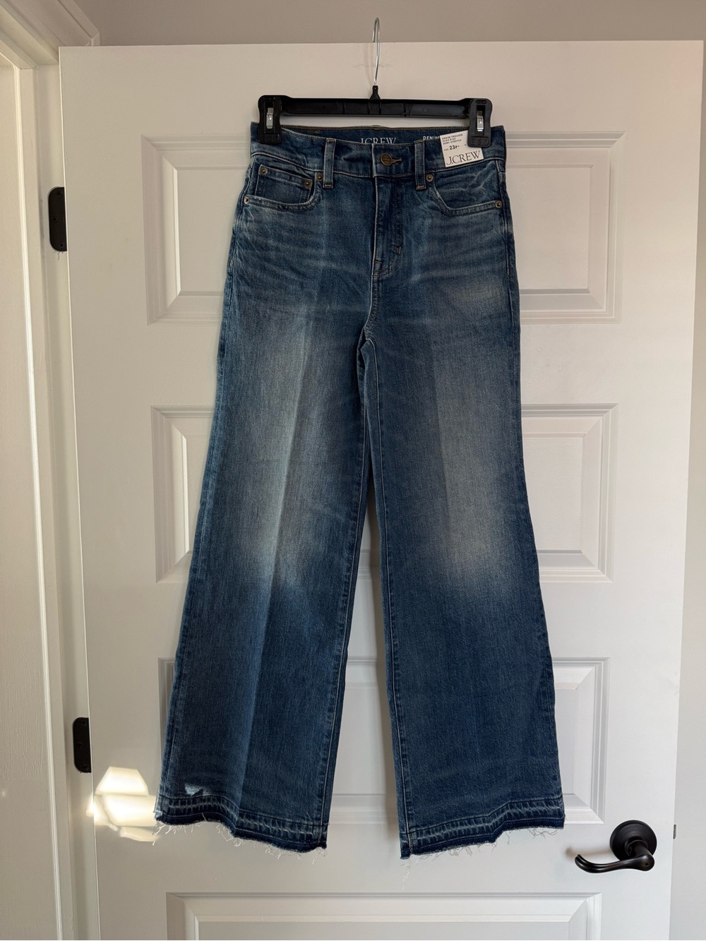 NWT J.Crew Semi-Stretch High Rise Denim Trouser